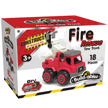Build-ables - Fire Rescue Tow Truck by Construct IT!