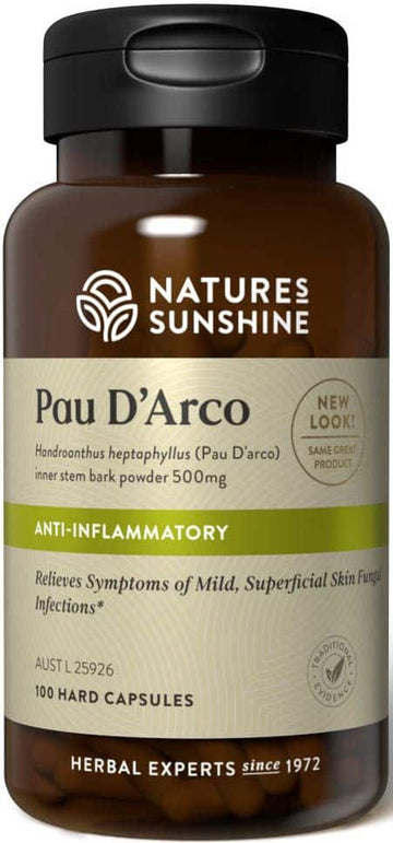 Natures Sunshine Pau D’Arco 500mg 100caps