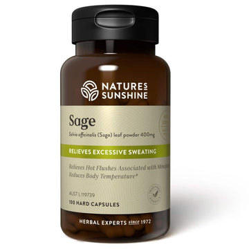 Natures Sunshine Sage 400mg 100caps
