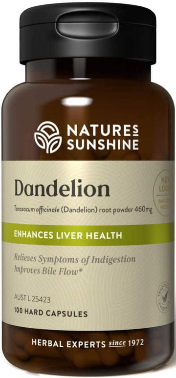 Natures Sunshine Dandelion 460mg 100caps
