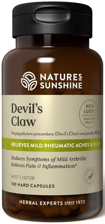 Natures Sunshine Devil’s Claw 450mg 100caps