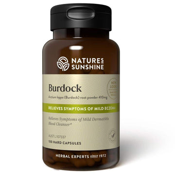 Natures Sunshine Burdock 410mg 100caps