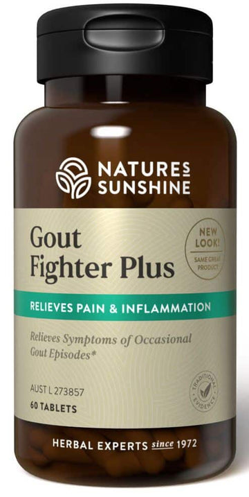 Natures Sunshine Gout Fighter Plus 60tabs