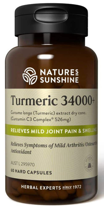 Natures Sunshine Turmeric 34000+ 60's