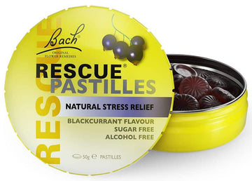Bach Rescue Remedy Pastilles Blackcurrant Single