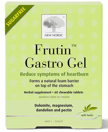 New Nordic S/F Frutin Gastro Gel 60 Chewable Tabs