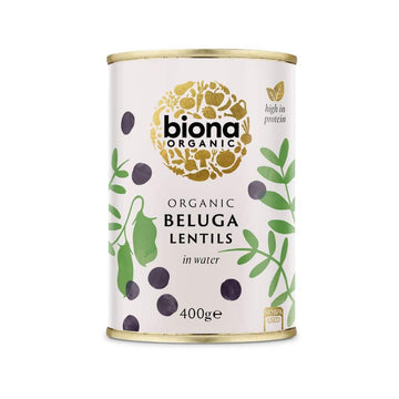 Biona Organic Beluga Lentils 400g