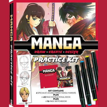 Manga Practice Kit by Hinkler Books