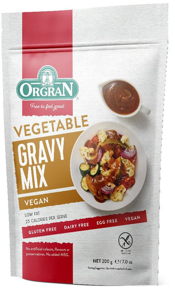 Orgran Vegetable Gravy Mix 200g Pouch