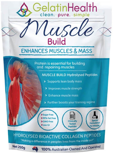 Gelatin Health Muscle Build Collagen 250g