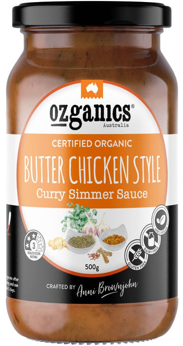 Ozganics Organic Butter Chicken Sauce G/F 500g