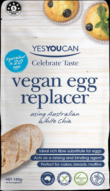 YesYouCan Vegan Egg Replacer with White Chia 180g