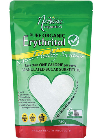Nirvana Organics Erythritol Organic 750g