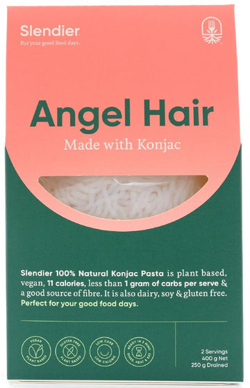 Slendier Pasta Angel Hair Style Gluten Free 400g