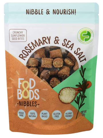 Fodbods Crunchy Nibbles Rosemary Sea 150g x 6