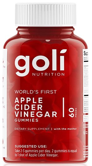 Goli Apple Cider Vinegar Gummies 60Pieces