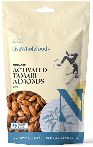 Live Wholefoods Almonds Tamari Org Activated 120g