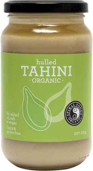 Spiral Organic Hulled Tahini G/F Glass 375g