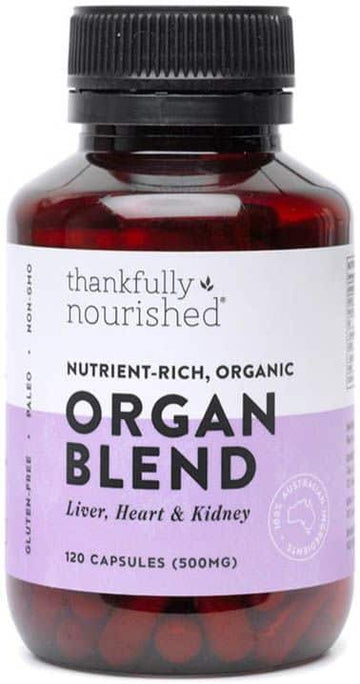 Thankfully Nourished Australian Organ Blend 180caps
