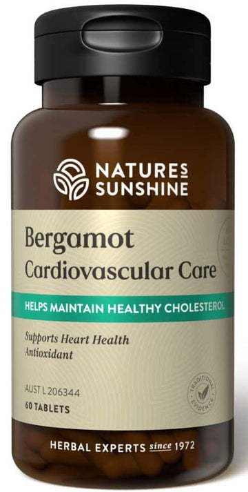 Natures Sunshine Bergamot Cardiovascular Care 60tabs