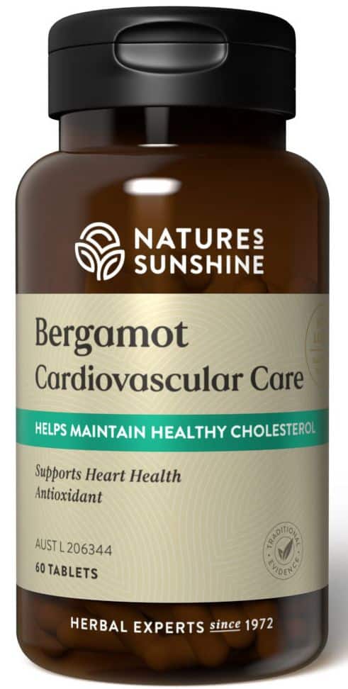 Natures Sunshine Bergamot Cardiovascular Care 60tabs
