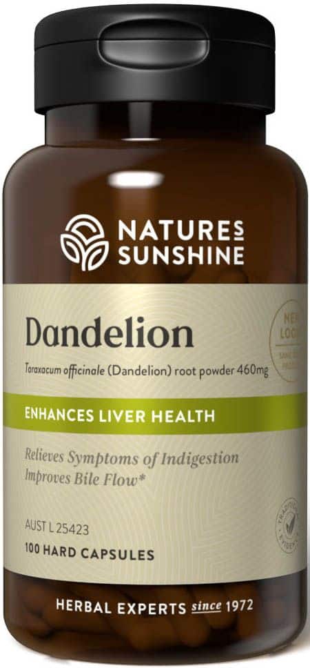 Natures Sunshine Dandelion 460mg 100caps