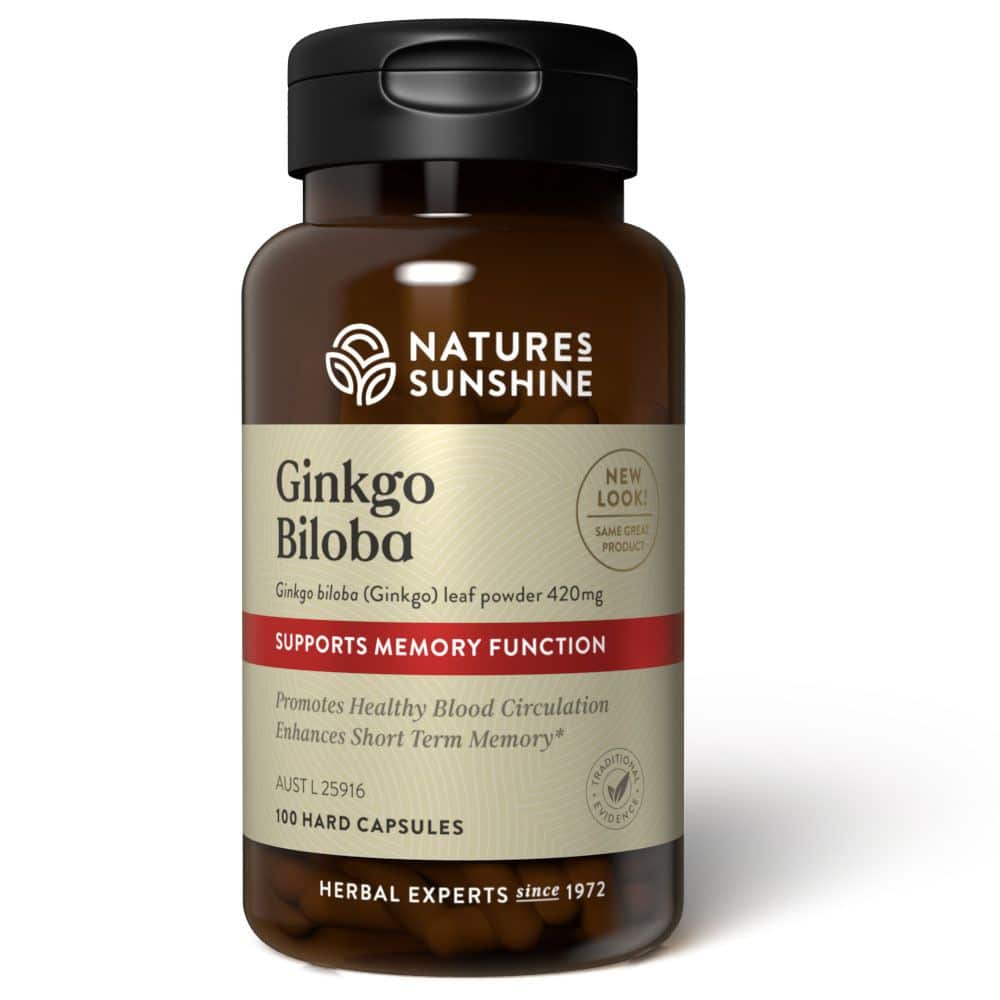 Natures Sunshine Ginkgo Biloba 420mg 100caps