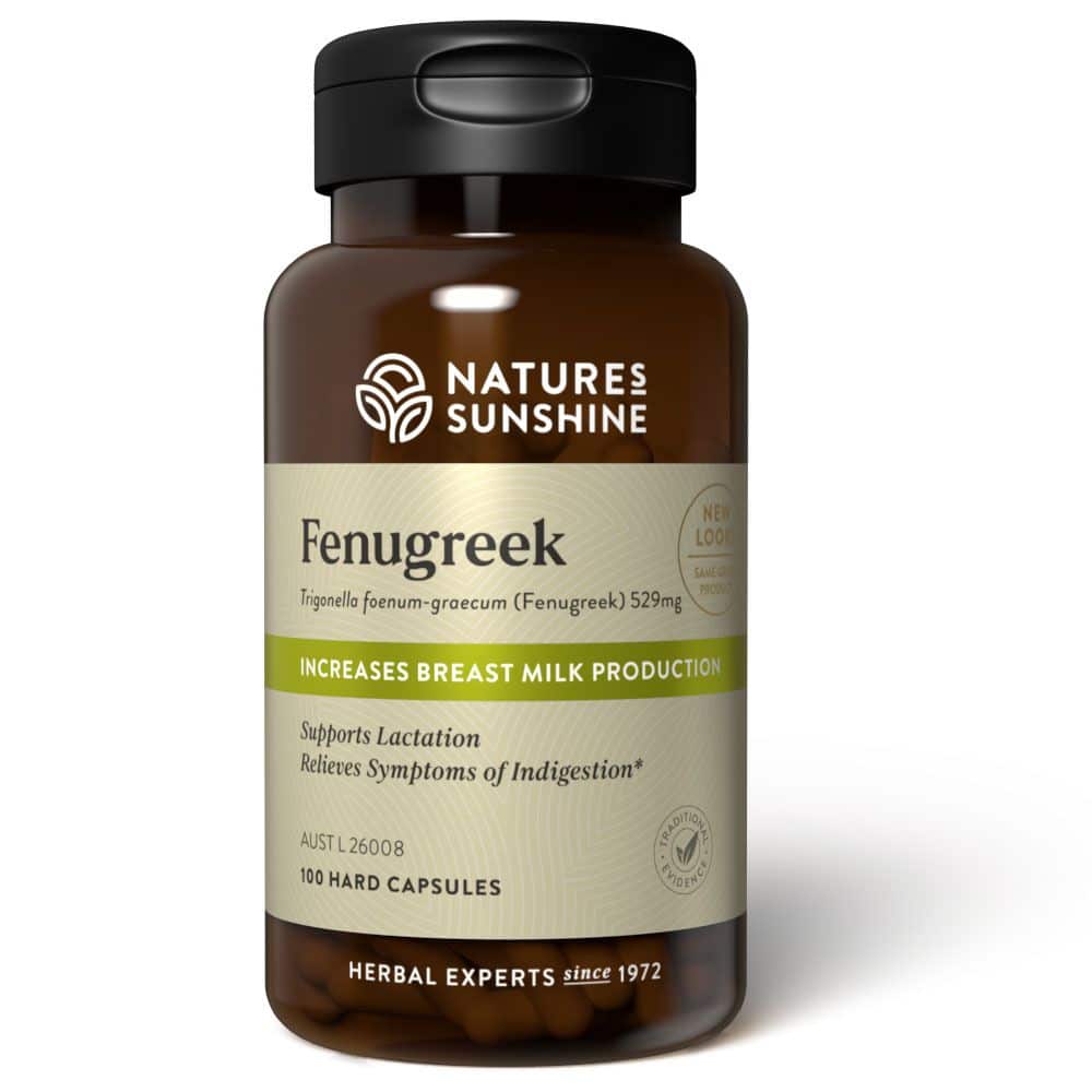 Natures Sunshine Fenugreek 529mg 100caps