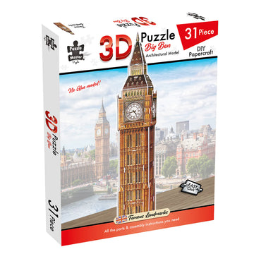 Build Your Own 3D Big Ben  by Puzzle Master