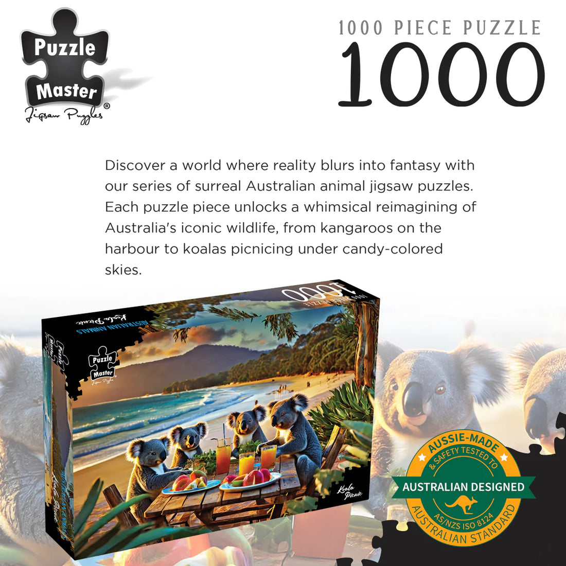 Koala Picnic 1000 Piece Puzzle