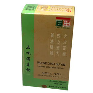 Lonicera & Dandelion Combination WU WEI XIAO DU YIN  200 Pills