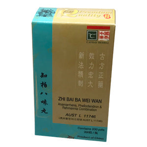 A, P & Rehmannia Combination ZHI BAI BA WEI WAN  200 Pills
