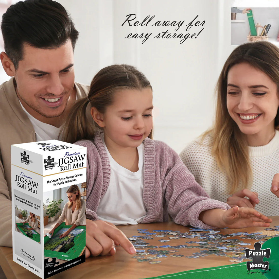 Premium Jigsaw Roll Mat by Puzzle Master ( 2,000 Pieces)