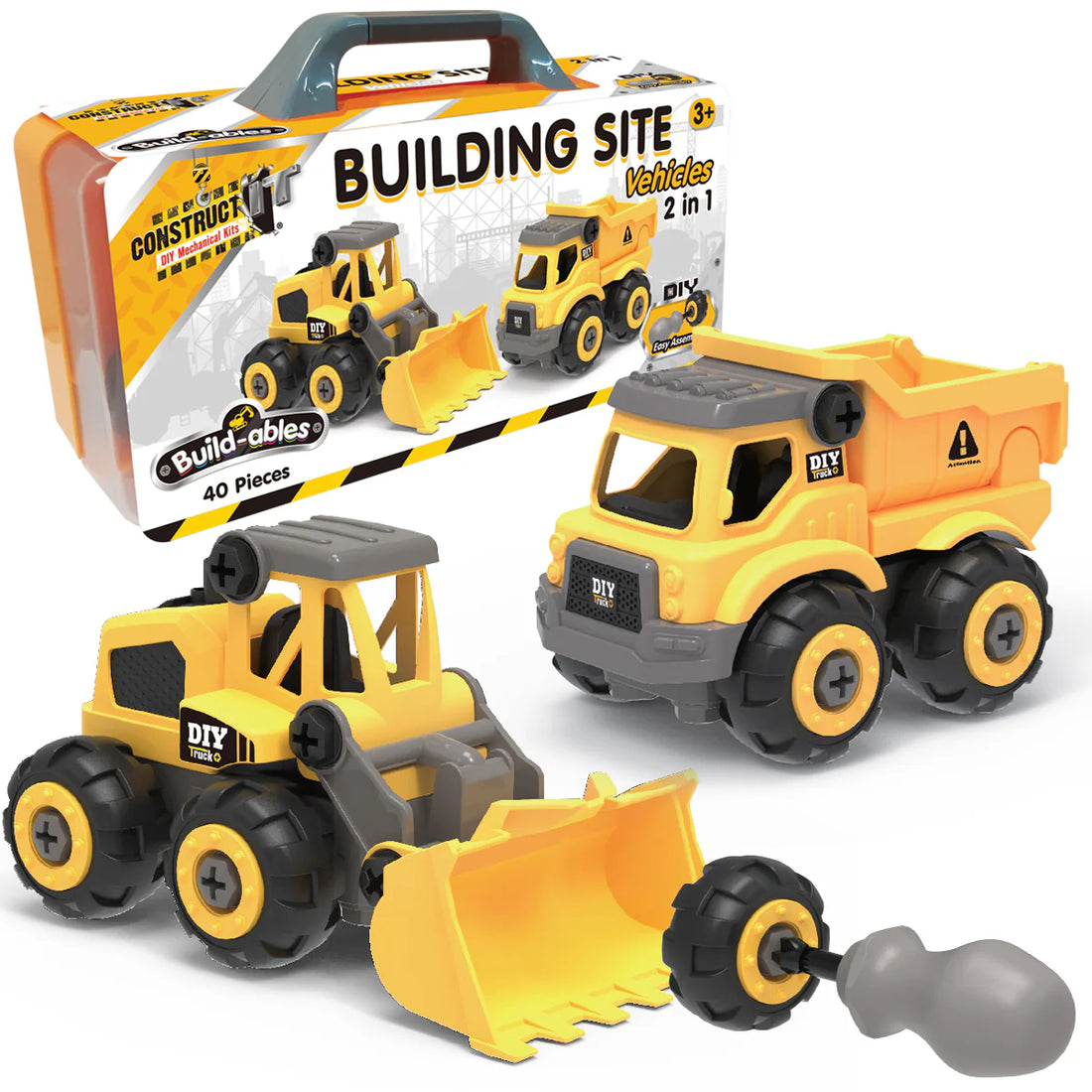 Build-ables - Building Site Vehicles 2 in 1   Construct IT