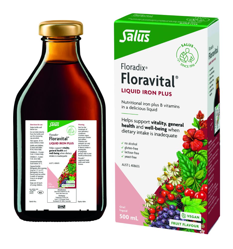 Floradix Floravital Liquid Iron Plus 500ml