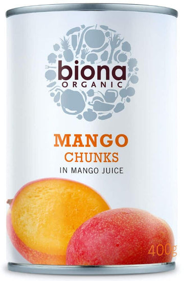 Biona Organic Mango Chunks in Juice 400g