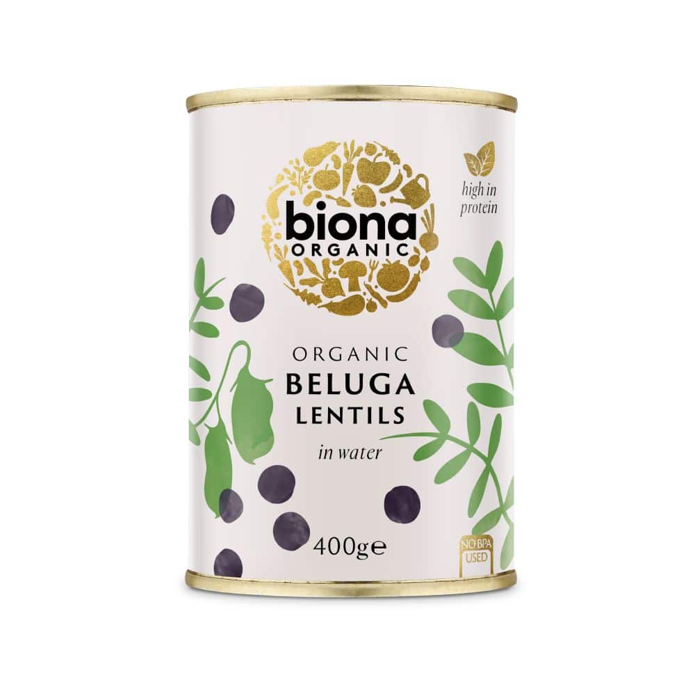 Biona Organic Beluga Lentils 400g