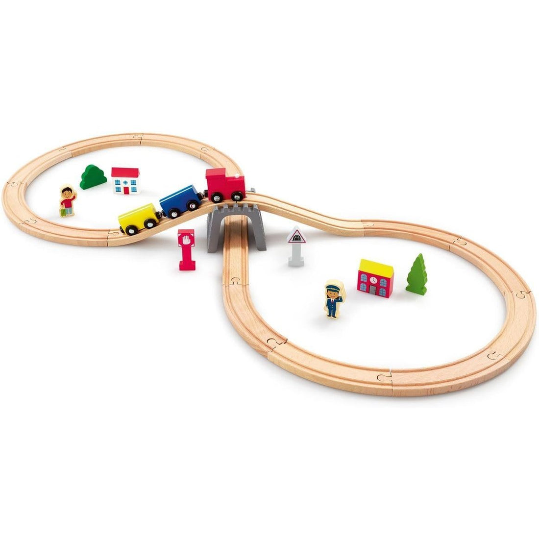 Woodlets 30 Piece Train Set
