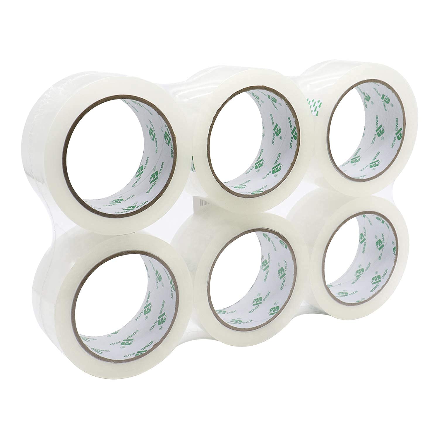 Premium Packaging Tape Clear  - 45um x 48mm x 75m   ( 6 Rolls)