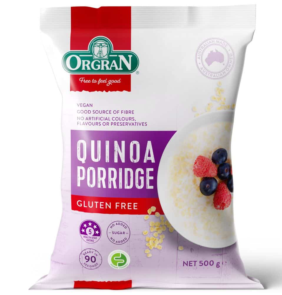 Orgran Quinoa Porridge G/F 500g