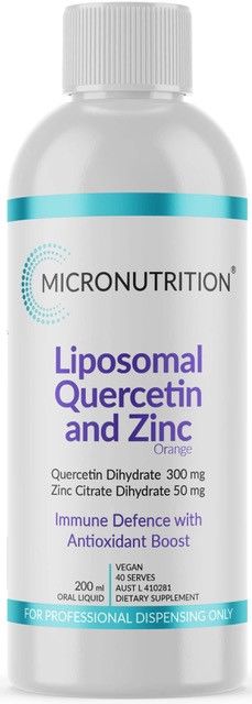 Micronutrition Liposomal Quercetin & Zinc 200ml