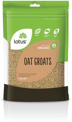 Lotus Organic Oat Groats 500gm