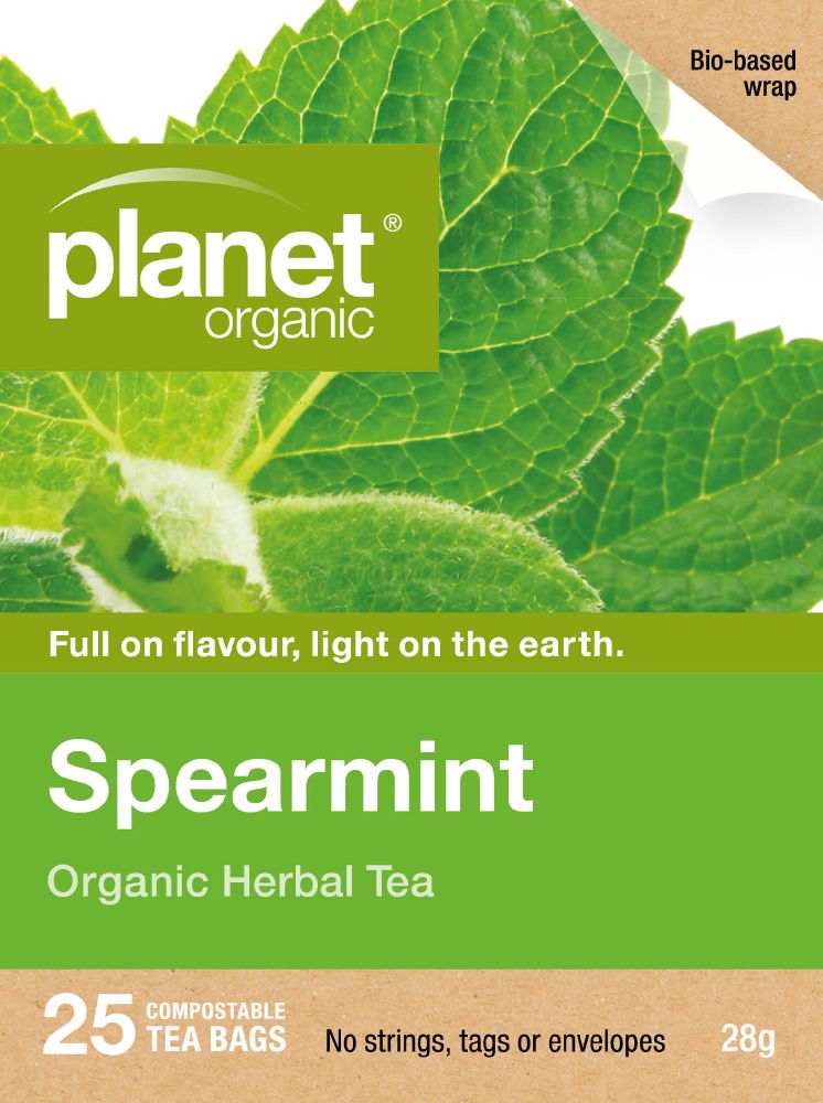 Planet Organic Tea Spearmint x 25 Tea Bags