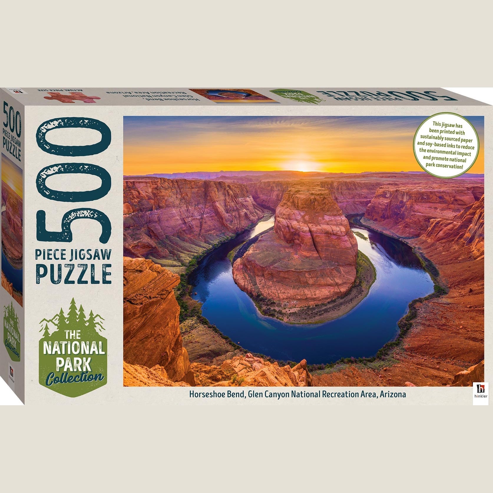 500-Piece Jigsaw Puzzle, Horseshoe Bend, Glen Canyon National Recreation Area, Arizona