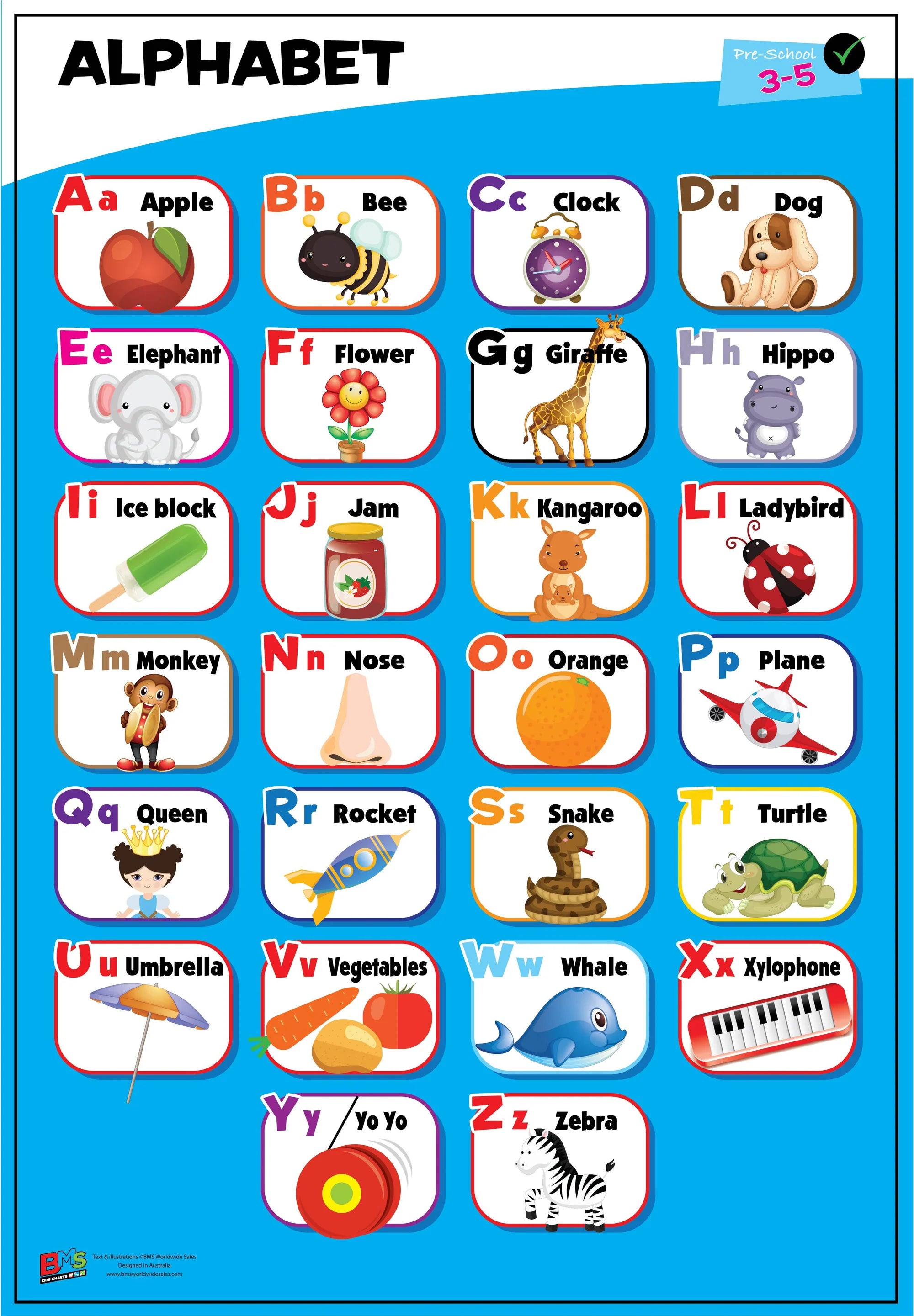 My Wall Chart Pack Preschool by Scribbles Stationery