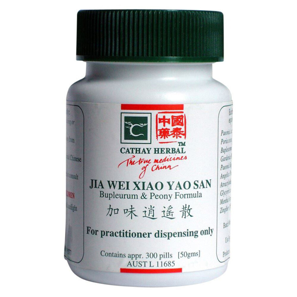 Cathay Herbal Bupleurum & Peony Formula (Jia Wei Xiao Yao San)  加味逍遥散   300 Pills