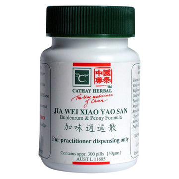 Cathay Herbal Bupleurum & Peony Formula (Jia Wei Xiao Yao San)  加味逍遥散   300 Pills