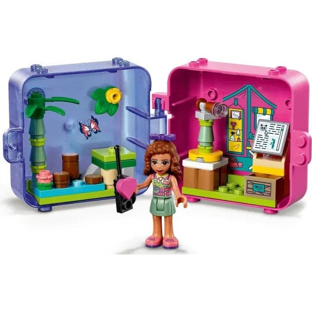 LEGO 41436 Olivia's Jungle Play Cube: Portable Wildlife Adventure