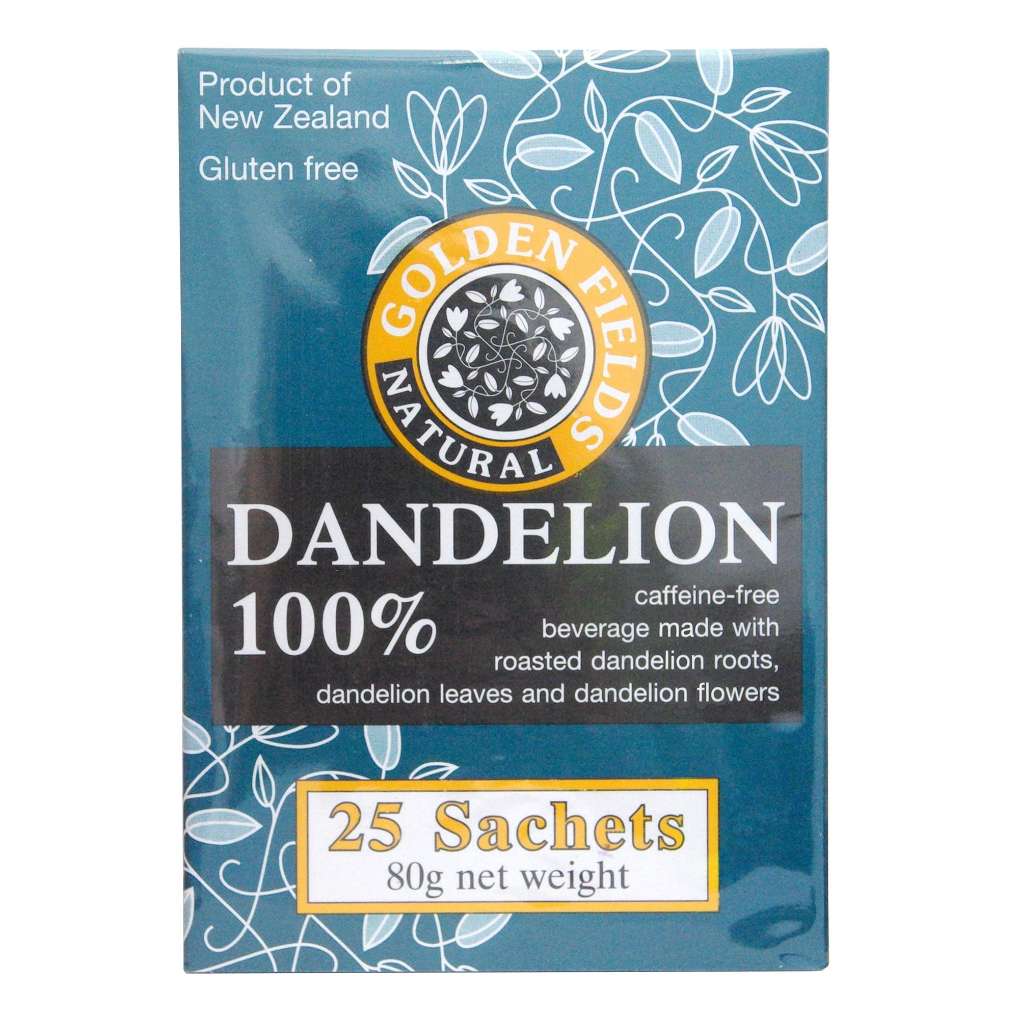 Golden Fields Organic Dandelion 100% 80g - 25 Sachets