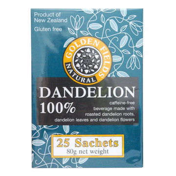 Golden Fields Organic Dandelion 100% 80g - 25 Sachets